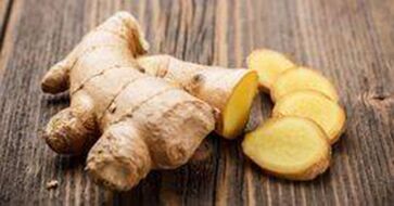 Ginger root in the composition of the gel element increasing the size